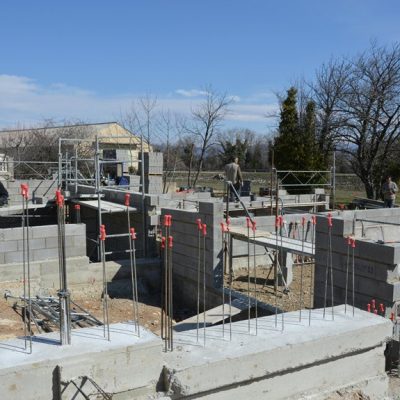 concrete project process steps